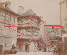 Photo Juillet 1900 CHATELDON - Une Rue (A256) - Chateldon