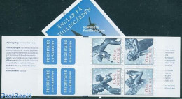Sweden 2005 Angels 4v In Booklet, Mint NH, Religion - Angels - Christmas - Stamp Booklets - Neufs