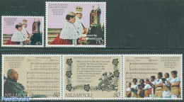 Niuafo'ou 1992 Coronation Anniversary 5v (2v+[::]), Mint NH, History - Performance Art - Kings & Queens (Royalty) - Mu.. - Familles Royales
