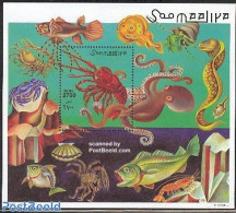Somalia 1998 Crabs S/s, Mint NH, Nature - Shells & Crustaceans - Meereswelt