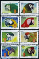 Cuba 2009 Parrots 8v, Mint NH, Nature - Birds - Parrots - Unused Stamps
