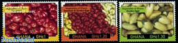 Ghana 2009 Vegetables 3v, Mint NH, Health - Food & Drink - Food