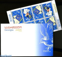Georgia 2008 Europa, The Letter Booklet, Mint NH, History - Nature - Various - Europa (cept) - Birds - Stamp Booklets .. - Ohne Zuordnung