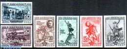 Russia, Soviet Union 1940 Perekop 6v, Imperforated, Unused (hinged), Transport - Various - Railways - Maps - Unused Stamps
