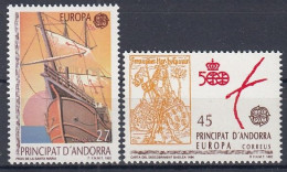 ANDORRA Spanish 226-227,unused - 1992