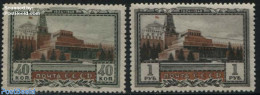 Russia, Soviet Union 1949 Lenin Death Anniversary 2v, Unused (hinged), History - Lenin - Ungebraucht