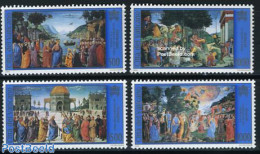Vatican 2000 Sixtine Chapell 4v, Mint NH, Art - Paintings - Unused Stamps