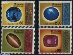 Sri Lanka (Ceylon) 1976 Gemstones 4v, Mint NH, History - Geology - Sri Lanka (Ceylan) (1948-...)