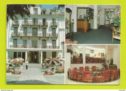 31 LUCHON Le GRAND HÔTEL La Réception Bar Américain Le SICC Terrasse Parasols VOIR DOS Et Flamme En 1989 - Luchon