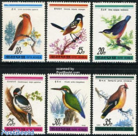 Korea, North 1988 Birds 6v, Mint NH, Nature - Birds - Woodpeckers - Corée Du Nord