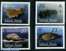 Falkland Islands 2011 Small Islands & Rocks 4v, Mint NH - Autres & Non Classés