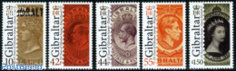 Gibraltar 2011 125 Years Gibraltar Stamps 5v, Mint NH, Stamps On Stamps - Stamps On Stamps