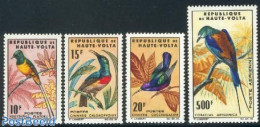 Upper Volta 1965 Definitives, Birds 4v, Mint NH, Nature - Birds - Hummingbirds - Other & Unclassified