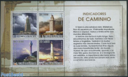 Sao Tome/Principe 2007 Lighthouses 4v M/s, Mint NH, Various - Lighthouses & Safety At Sea - Vuurtorens