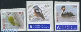 Switzerland 2008 Definitives, Birds 3v S-a, Mint NH, Nature - Animals (others & Mixed) - Birds - Ducks - Unused Stamps