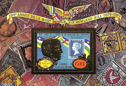 Central Africa 1978 Sir Rowland Hill S/s Gold, Mint NH, Sir Rowland Hill - Stamps On Stamps - Rowland Hill
