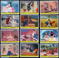 Grenada Grenadines 1992 Goofy 12v, Mint NH, Art - Disney - Disney