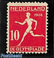 Netherlands 1928 10+2c Running, Stamp Out Of Set, Mint NH, Sport - Athletics - Olympic Games - Neufs