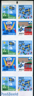 Sweden 2011 Flag Foil Booklet, Mint NH, History - Transport - Flags - Stamp Booklets - Ships And Boats - Ongebruikt