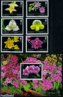 Jersey 2011 Orchids 6v + S/s, Mint NH, Nature - Flowers & Plants - Orchids - Jersey