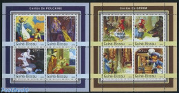 Guinea Bissau 2003 Fairy Tales 8v (2 M/ss)/ Grimm, Mint NH, Art - Fairytales - Contes, Fables & Légendes