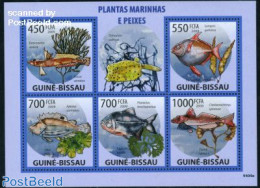 Guinea Bissau 2009 Fish 5v M/s, Mint NH, Nature - Fish - Pesci