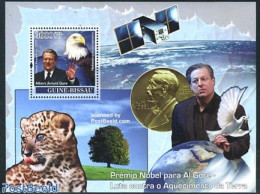 Guinea Bissau 2007 Nobel Prize, Al Gore S/s, Mint NH, History - Nature - Transport - Nobel Prize Winners - Birds - Bir.. - Nobel Prize Laureates