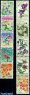 Japan 2009 Flowers 10v (2x[::::]), Mint NH, Nature - Flowers & Plants - Nuevos