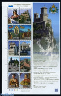 Japan 2010 Joint Issue With San Marino 10v M/s, Mint NH, Various - Joint Issues - Ongebruikt