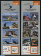 Ecuador 2011 Galapagos 16v S-a (2booklets), Mint NH, Nature - Birds - Fish - Sea Mammals - Turtles - Stamp Booklets - Pesci