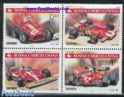 Bosnia Herzegovina 2001 Ferrari 4v [+], Mint NH, Sport - Transport - Autosports - Sport (other And Mixed) - Automobiles - Autos