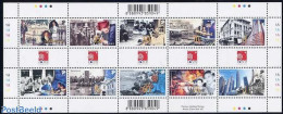 Singapore 1999 The Year 2000 10v M/s, Mint NH, History - Transport - Various - History - Aircraft & Aviation - Railway.. - Flugzeuge
