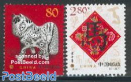 China People’s Republic 2002 Newyear, Year Of The Horse 2v, Mint NH, Nature - Various - Horses - New Year - Ongebruikt