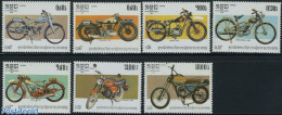 Cambodia 1985 Motor Cycles 7v, Mint NH, Transport - Motorcycles - Motorbikes