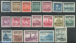 Bohemia & Moravia 1939 Definitives, Overprints 19v, Mint NH - Unused Stamps
