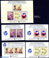 Korea, South 1994 World Postal Congress 5 S/s, Mint NH, Post - Poste