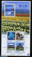 Japan 2011 Toyama Local Government S/s, Mint NH, Nature - Birds - Water, Dams & Falls - Nuovi