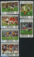Liberia 1978 World Cup Football 6v Imperforated, Mint NH, Sport - Football - Other & Unclassified