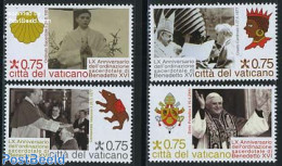 Vatican 2011 Pope Benedict XVI 4v, Mint NH, Religion - Pope - Religion - Unused Stamps