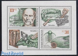 Czech Republic 1999 J. Barande 2v M/s, Mint NH, History - Nature - Geology - Prehistoric Animals - Other & Unclassified