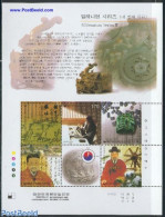 Korea, South 2000 New Millennium IV 6v M/s, Mint NH, History - Various - Archaeology - Textiles - Art - Paintings - Archäologie
