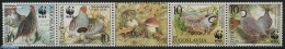 Yugoslavia 2000 WWF, Birds 4v+tab (tab May Vary) [::T::], Mint NH, Nature - Birds - World Wildlife Fund (WWF) - Unused Stamps