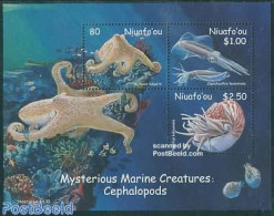 Niuafo'ou 2002 Marine Life S/s, Mint NH, Nature - Fish - Shells & Crustaceans - Peces