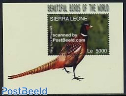 Sierra Leone 2004 Pheasant S/s, Mint NH, Nature - Birds - Poultry - Autres & Non Classés