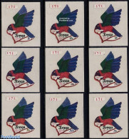 Tonga 1974 Definitives 9v, Mint NH, Nature - Birds - Parrots - Sonstige & Ohne Zuordnung