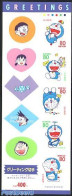 Japan 1997 Doraemon 5v M/s, Mint NH, Various - Greetings & Wishing Stamps - Art - Comics (except Disney) - Neufs