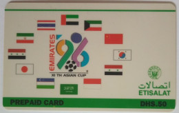 UAE Dhs. 50 Prepaid - Countries Flag - Ver. Arab. Emirate