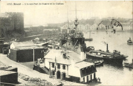 +66 Brest - L'Avant Port De Guerre Et Le Château - Warships