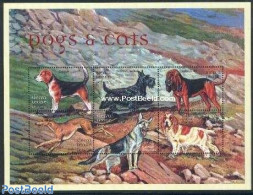 Sierra Leone 2000 Dogs 6v M/s (6x1000Le), Mint NH, Nature - Dogs - Sonstige & Ohne Zuordnung