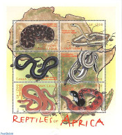 Sierra Leone 2001 Reptiles 6v M/s, Mint NH, Nature - Reptiles - Snakes - Andere & Zonder Classificatie